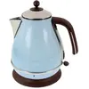 Image de De'Longhi Icona Vintage KBOV 2001.AZ, Bouilloire électrique, Bleu, Marron