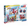 Image de Edukit - Spidey -Coffret apprentissage 4 en 1 - 2 puzzles, 1 mémo, 1 jeu de 6 cubes - Fabriqué en Italie - Dés 4ans