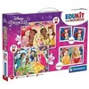Image de Clementoni - Edukit - Disney Princesses - Coffret Apprentissage 4 En 1 - 2 Puzzles, 1 Mémo, 1 Jeu De 6 Cubes - Fabriqué En Italie