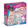 Image de Clementoni - Crazy Chic - Coffret créatif Licorne - Créer tes bracelets en perles colorés avec charms et pompoms - Dés 7ans
