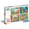 Image de Clementoni Puzzle de CLE 4w1 SuperKolor Kubu  Puchatek 21514 (4 pièces)
