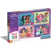 Image de Clementoni Puzzle Princess 4in1 (12 pièces)