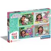 Image de Clementoni Puzzle Gabby's Dollhouse 4in1 (12 pièces)