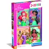 Image de Clementoni Puzzle 2x20 Super Color Princess (20 pièces)