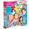 Image de Clementoni puzzle SupercolorPrincesse junior 2 puzzles