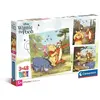 Image de Clementoni Puzzle 3x48 Super Color Winnie l'ourson (48 pièces)