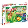 Image de Clementoni puzzle Les amis de la jungle 48 pièces 3 pièces
