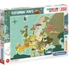 Image de Clementoni puzzle Exploring Maps: Monuments 250 pièces