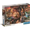 Image de Clementoni Pzl 1500 Animals Compact Box =2024= (1500 pièces)