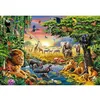 Image de Puzzle 2000 pièces CLEMENTONI High Quality The African Gathering 97,5 x 66,8 cm