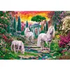 Image de Puzzle 2000 pièces : Licornes dans le jardin