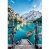 Image de Puzzle 500 pièces + poster : Lac de Braies Clementoni