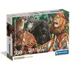 Image de Clementoni Compact 500 pièces - Wild Cats (500 pièces)