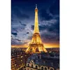 Image de Puzzle 1000 pièces + poster : Tour Eiffel, Paris Clementoni