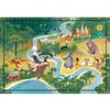 Image de Puzzle 1000 pièces : Story Maps - Le Livre de la Jungle Clementoni