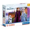 Image de Clementoni Frozen Puzzle 12 cubes (12 pièces)