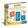 Image de Montessori - Les lettres tactiles - Jeu éducatif pour apprendre l'alphabet - 26 cartes lettres rugeuses - Dés 3 ans