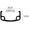Image de Mvtek Jante Olanda R 650C-26'' 36H