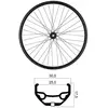 Image de Mvtek Roue Arrière De Vtt 29´´ Disc Tubeless 12 x 142 mm