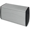 Image de Coffre malle boîte de rangement en résine 120x54xh57cm gris extérieur 120Qblack