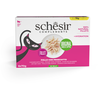 Image de Schesir Compléments en gelée 6 x 70 g pour chat - poulet, jambon