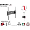 Image de Meliconi 480962 Support Mural Tv Inclinable Sp 400 St Plus Pour Tv De 40 A 82 101-208 Cm + Cable Hdmi
