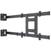 Image de Meliconi - Flag TV, réversible, pour 49-75 TV, noir (Mur, 70 kg, 55" - 82"), Support mural pour TV, Noir