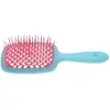 Image de Konjac Sponge, Brosse + peigne, Janeke Superbrush Brosse à cheveux pour combiner Turquoise-Pink