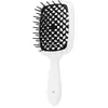 Image de Brosse + peigne, Janeke Superbrush Brosse à cheveux pour démêler les cheveux noir et blanc