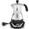 Image de Cafetiere italienne électrique - BIALETTI - MOKA TIMER - 6 tasses - 300 ml - Inox
