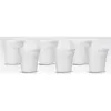 Image de Bialetti - set de 6 gobelets 90cl blanc - y0tz502