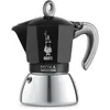 Image de Cafetière italienne Bialetti Nouvelle Moka Induction 6 tasses Noir et Argent