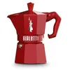 Image de Cafetière Moka Exclusive rouge 3 tasses - Bialetti - Rouge - Aluminium