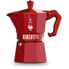 Image de Bialetti Moka Exclusive Rouge Italien 3 Tasses Type Feu Direct (Cafetière Machine à expresso Macchinetta) red