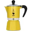 Image de Bialetti RAINBOW 3TZ jaune Primavera 2024, Cafetière moka, Noir, Argent, Jaune