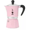 Image de Cafetière italienne 6 tasses rose pastel Bialetti 0006546