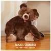 Image de Trudi Peluche classique chien Husky Marcus 47 x 58 x 100 cm (taille JUMBO), peluche de haute qualité avec (100 cm)
