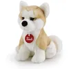 Image de Trudi peluche Akita Ascanio 19 cm marron clair/blanc