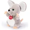 Image de Trudi Classique peluche souris Martin 17 x 23 x 10 cm, taille S, peluche de haute qualité avec des (10 cm)
