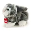 Image de Peluche - Trudi Classic Ferme - Lapin gris Dustin : 24 cm
