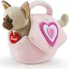 Image de Trudi Chat dans sac avec coeur peluche, 12x17x26 cm, dès 0 ans (17 cm)