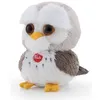 Image de Trudi chouette en peluche marron/blanc 9 cm