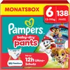 Image de Pampers Baby-Dry Pants Paw Patrol (Taille 6, Pack mensuel, 138 pcs)