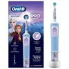 Image de Oral-B Pro Kids3+ Brosse à dents électrique enfant Reine des Neiges, Disney, 1 Brossette Brossage Doux, Minuteur et Vibrations bleu