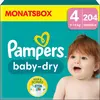 Image de Pampers Baby-Dry (Taille 4, Pack mensuel, 204 pcs)