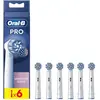 Image de Brossette ORAL-B - Pack de 6 brossettes - Sensitive Clean - Pour brosse à dent électrique