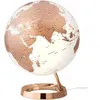 Image de Globe terrestre lumineux Light & Colour Ø 30 cm - Métal cuivré
