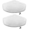 Image de Polti Mikrofaser-Wischerset, Nettoyeur vapeur : accessoires, Blanc