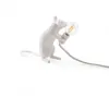 Image de Lampe à poser en résine Seletti Souris assis Blanc 5 x 15 x 12,5 cm