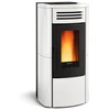 Image de Poêle à Granulés Extraflame 001282801 Terry Plus Blanc